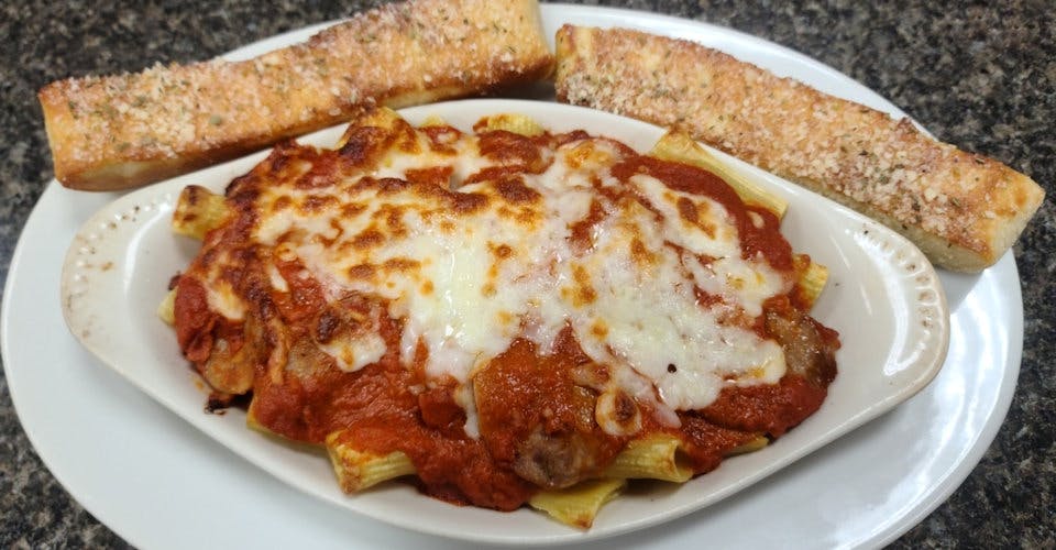 Oven Baked Rigatoni from Perfecto Pizza - Sycamore School Rd in Fort Worth, TX
