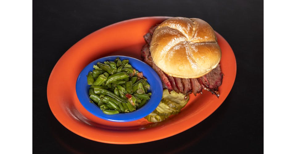 Smoked Beef Sandwich from Hickory Park Restaurant Co. in Ames, IA