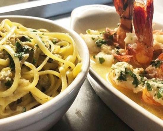 Scampi Diavola from Cantalini's Salerno Beach Restaurant - Playa del Rey in Los Angeles, CA