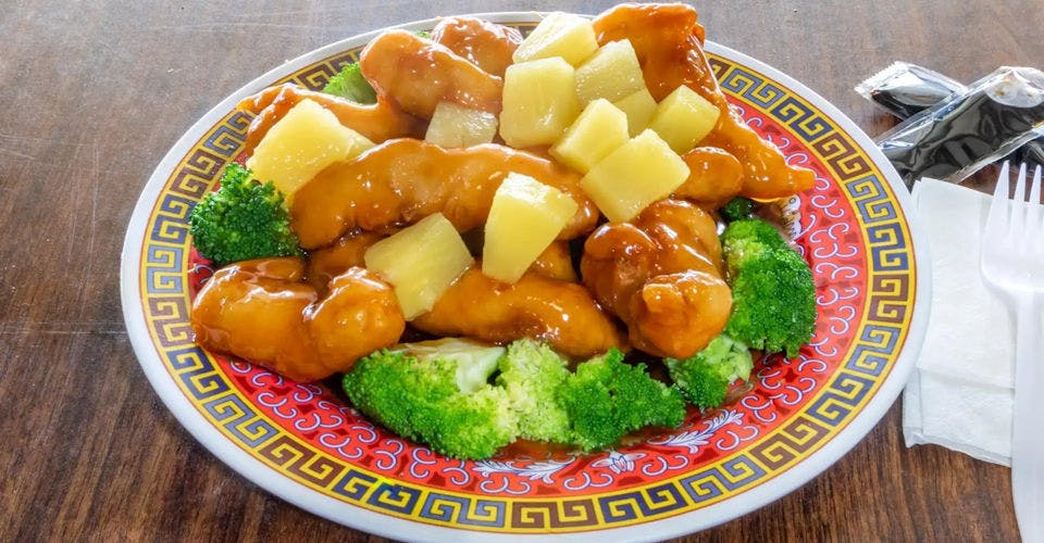 PA16. Special Pineapple Chicken from Pan-Asian Chinese Restaurant in Madison, WI