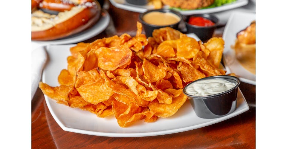 Homemade Pub Chips from 23rd Street Brewery in Lawrence, KS