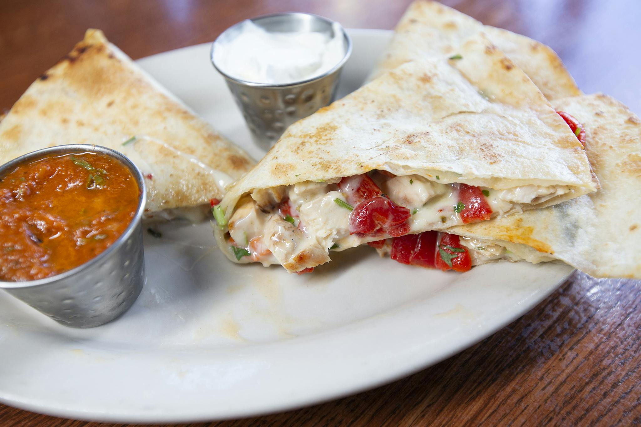 Chicken Quesadillas from Candlelite Chicago in Chicago, IL