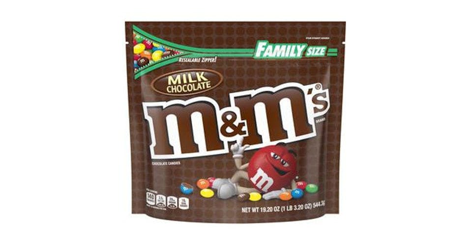 M&M's Milk Chocolate Candy Family Size Bag (19.2 oz) from CVS - W Lincoln Hwy in DeKalb, IL