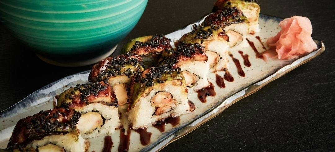 Dragon Roll from Tavernakaya in Madison, WI
