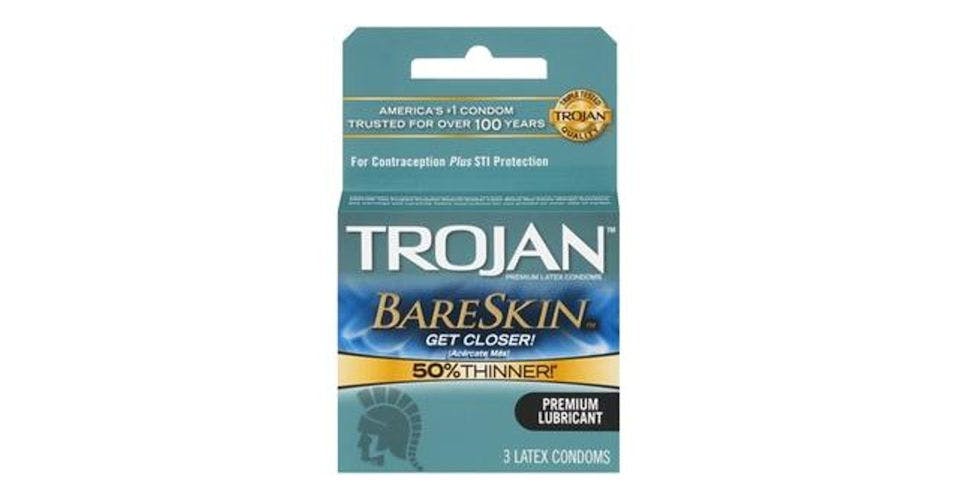 Trojan Bareskin Condoms (3 ct) from CVS - Mineral Point Rd in Madison, WI