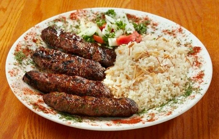 Lunch | Shish Kafta from Palm Palace Restaurant in Ann Arbor, MI