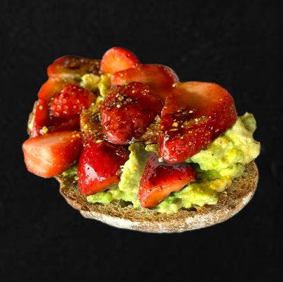 Strawberry Avocado Toast from Wild Roots in Schofield, WI