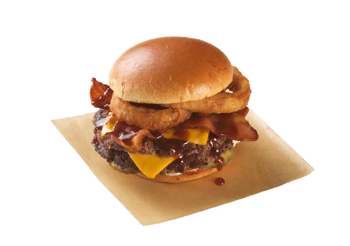 BBQ Bacon Burger from Buffalo Wild Wings GO - 5th St NW in Atlanta, GA
