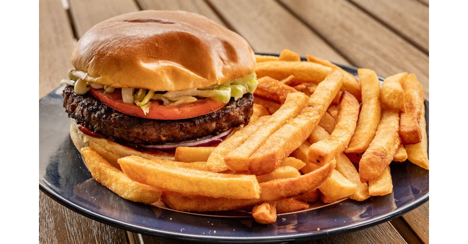 Hamburger (1/2 lb) from Milwaukee Classic Pizza in Milwaukee, WI