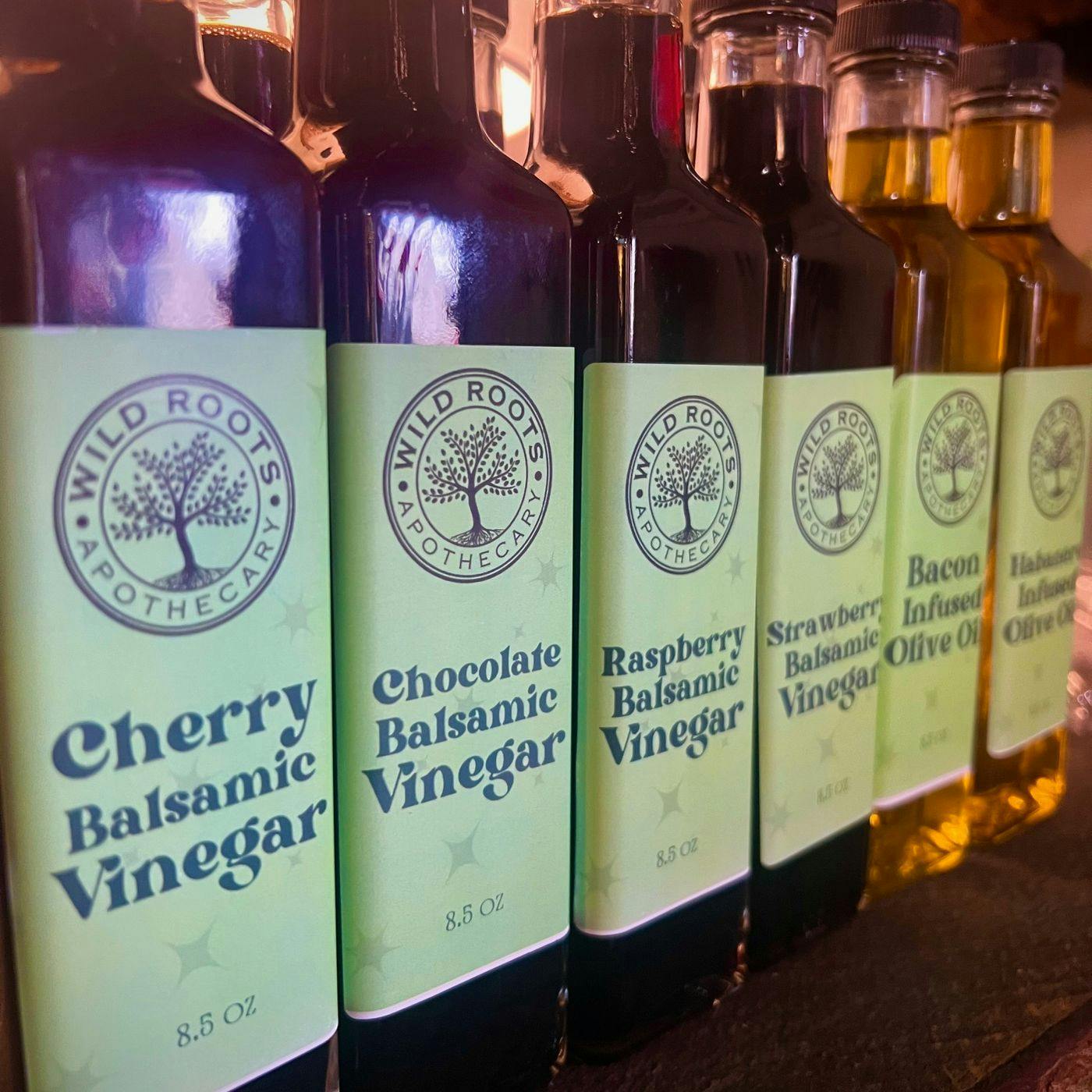Oils & Balsamics from Wild Roots in Schofield, WI