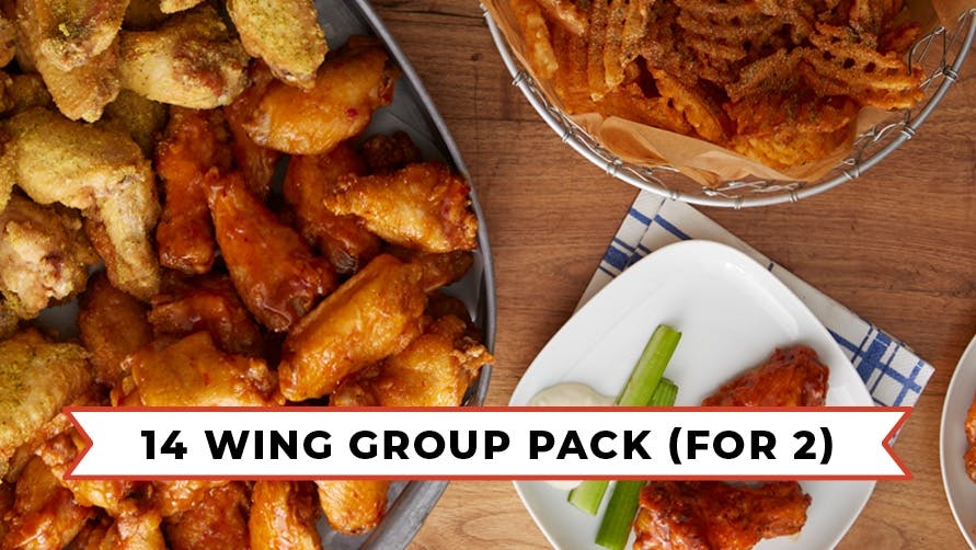 14 Wing Group Pack for 2 from Wings Over Greenville in Greenville, NC