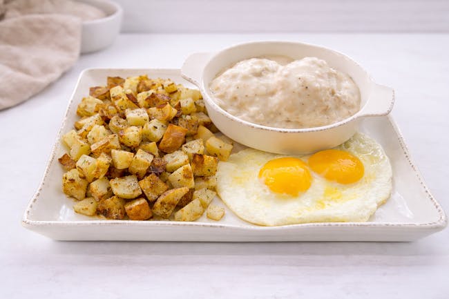 Biscuit + Gravy ? from Awake Breakfast + Lunch - Carrollton in Carrollton, TX