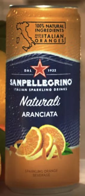 Aranciata San Pellegrino from Cafe Buenos Aires - Powell St in Emeryville, CA