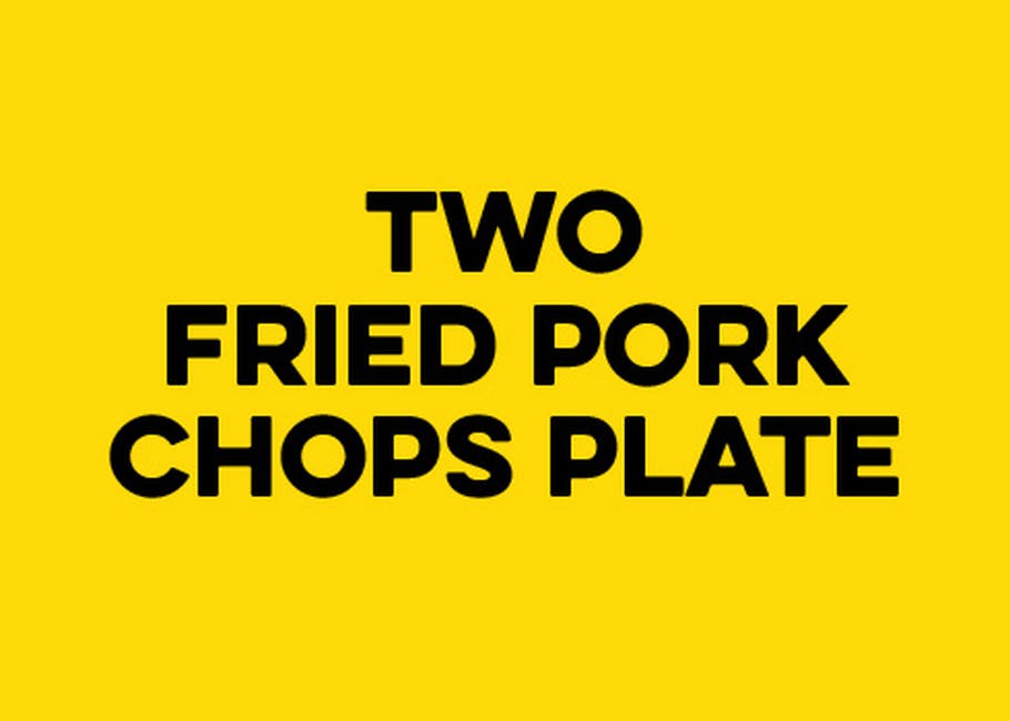 Two Fried Pork Chops Plate from Dickey's Barbecue Pit - W Ave K in Lancaster, CA