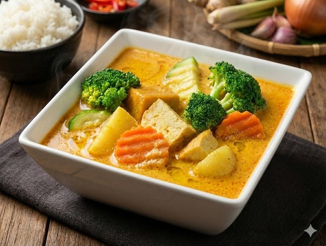 41B.Mixed Vegetable Curry from Sa-Bai Thong Thai Cuisine - University Ave in Madison, WI