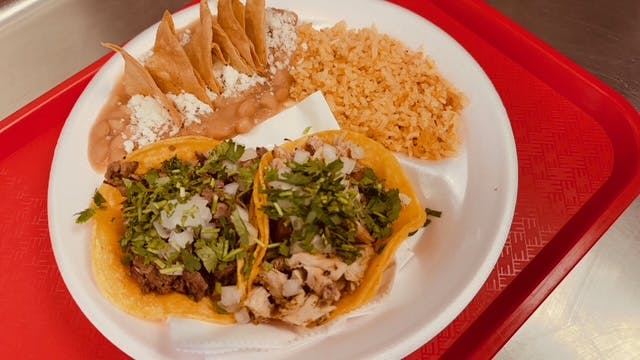 Two (2)Tacos Combo from Tacos La Calle - Beach Blvd in Buena Park, CA