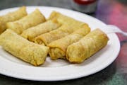 1. Roast Pork Egg Roll (1) from China Wok in Madison, WI