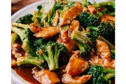Chicken with Broccoli from Tra Ling's Oriental Cafe in Boulder, CO