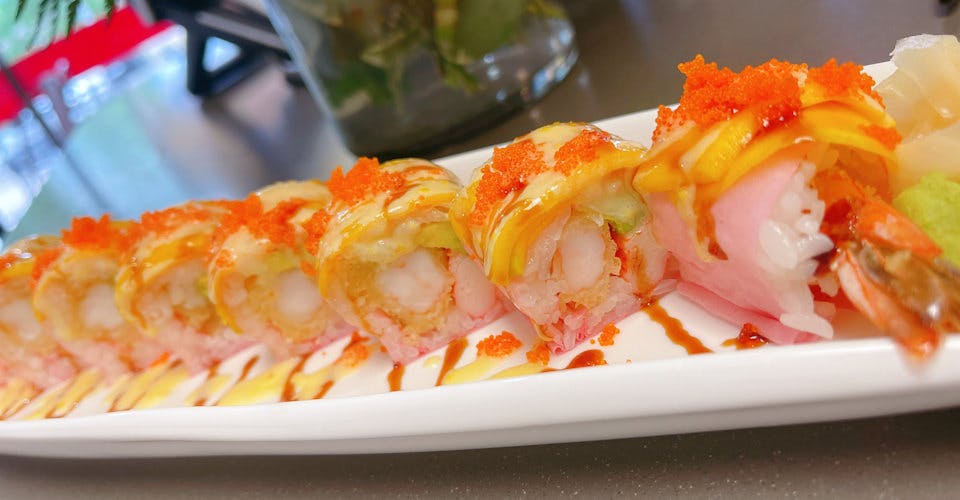 Mango Lover Roll from ILike Sushi in MIddleton, WI