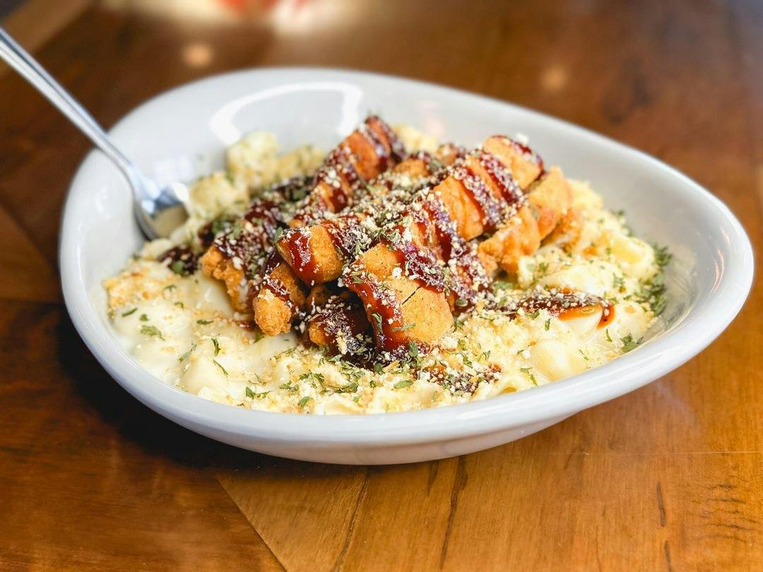 Crispy Chicken Mac'n Cheese from Monk's Bar & Grill - Middleton in Middleton, WI