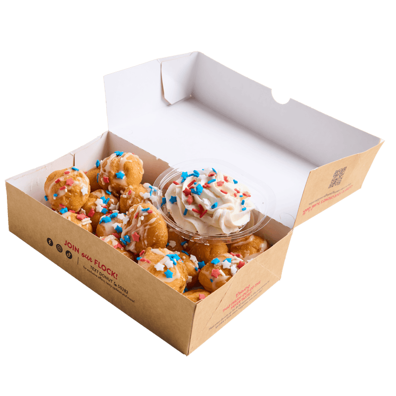 20 Donut Hole Dippers from Duck Donuts Madison in Madison, WI