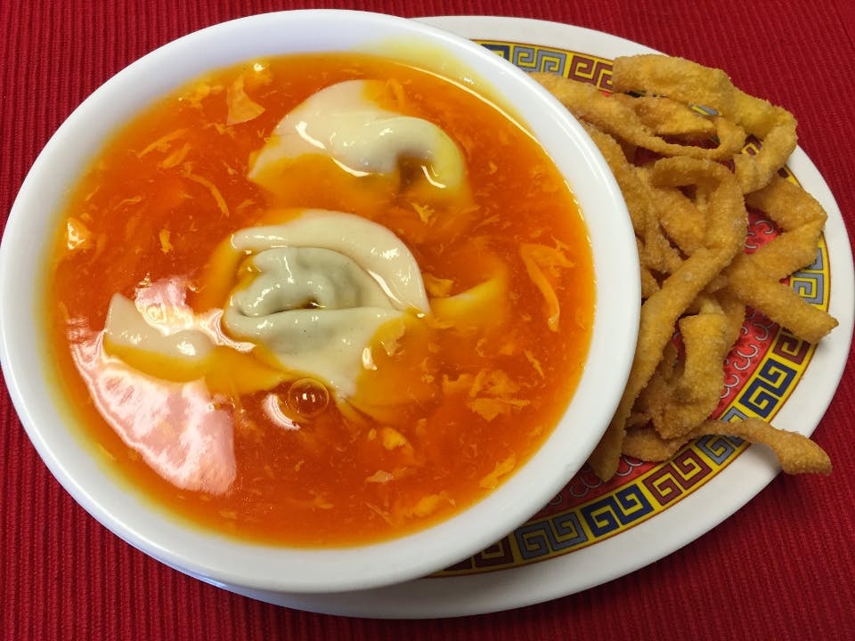 Egg Drop + Wonton Soup from El Flamboyan in Orlando, FL