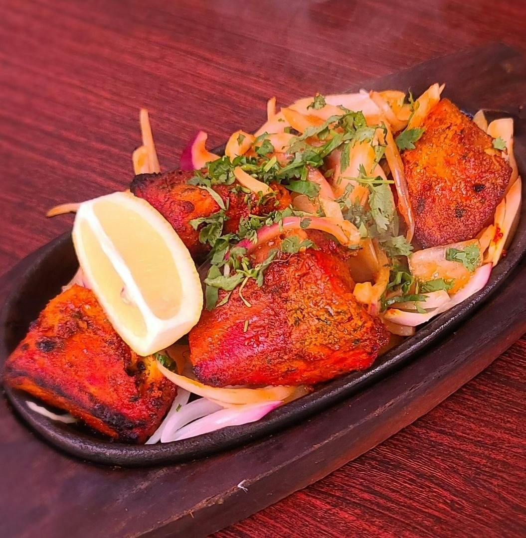 Tandoori Salmon from OM Indian Cuisine in San Francisco, CA