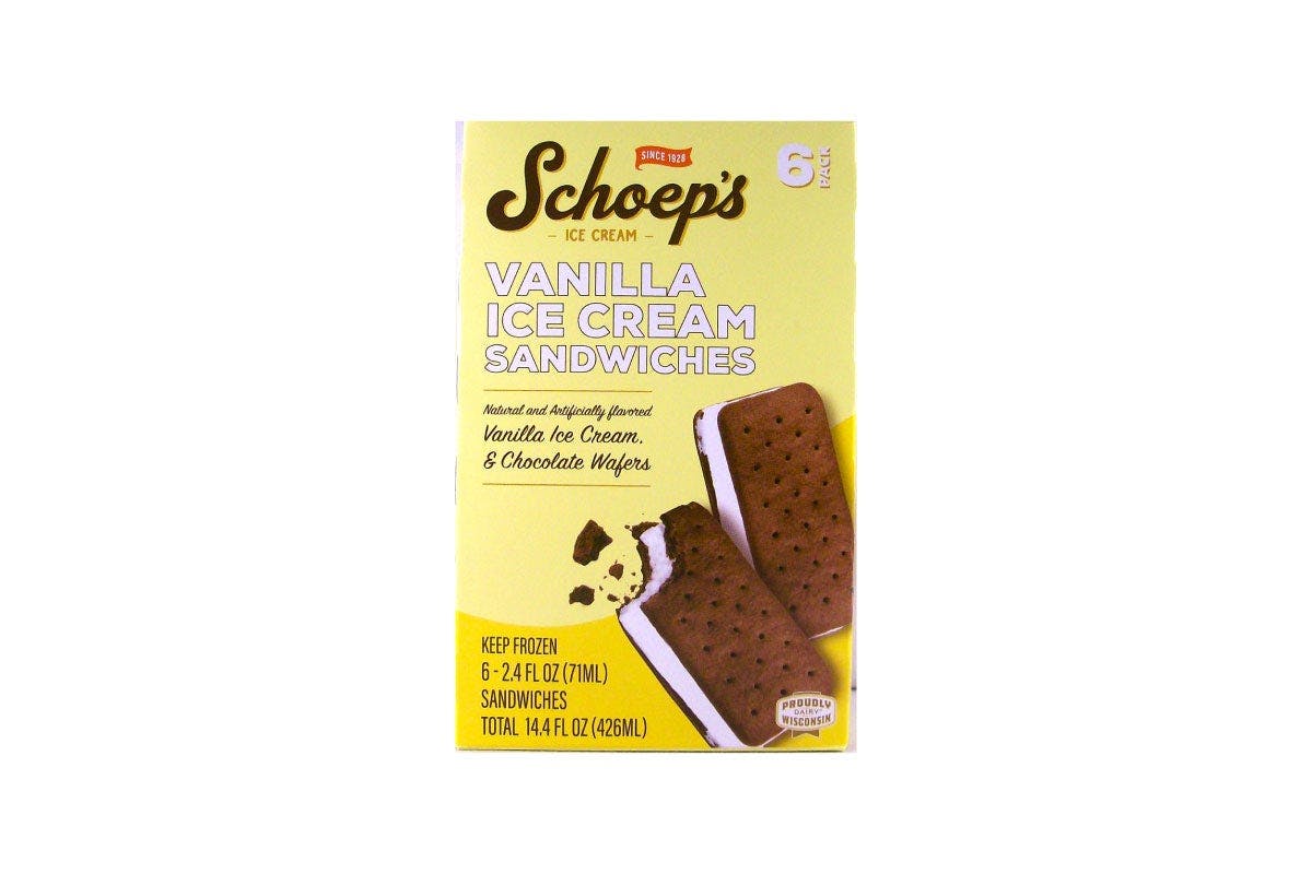 Schoeps Ice Cream Sandwich, 6CT from Kwik Trip - W Small Rd in New Berlin, WI