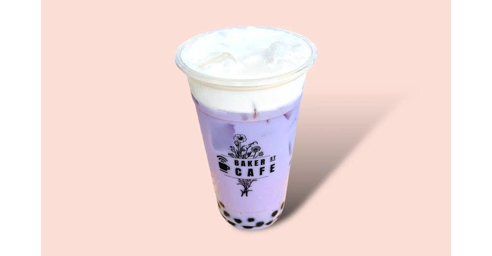 Taro Boba from Baker St Cafe in McMinnville, OR