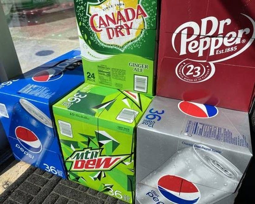 Soda Cans n more from Slice of Italy - Kent in Renton, WA