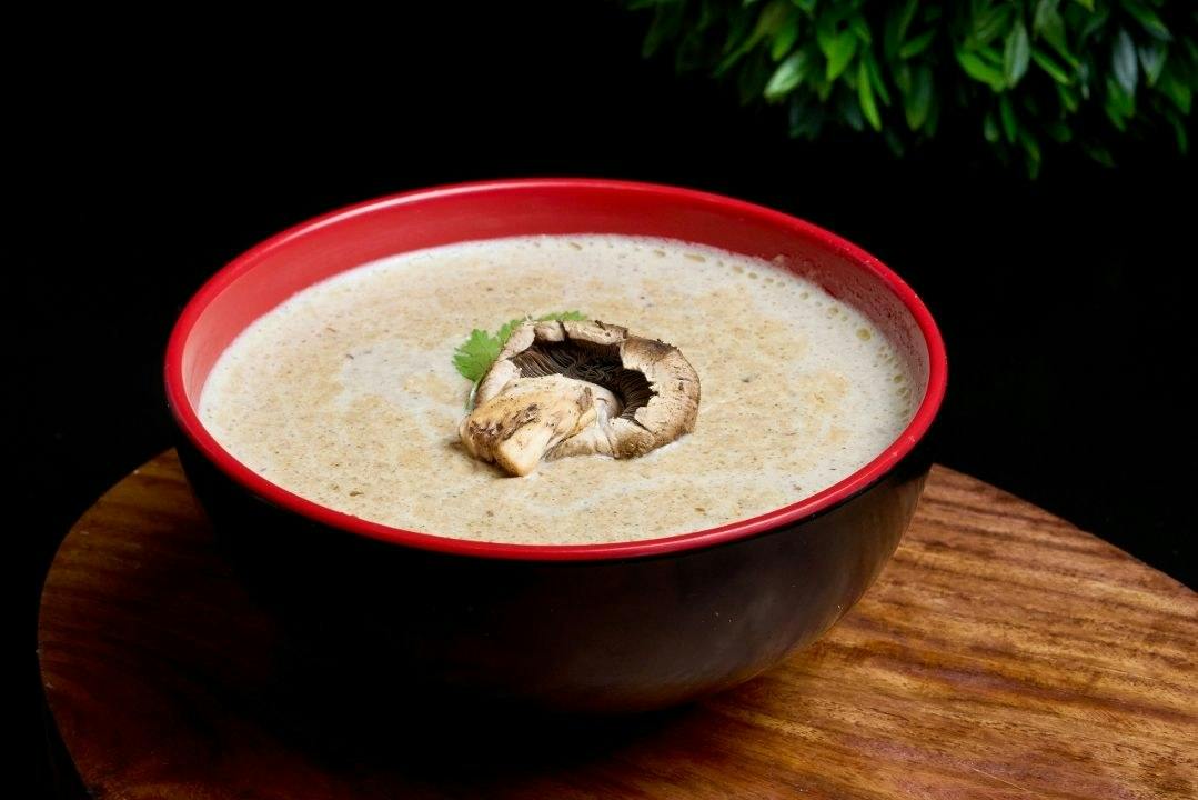 Mushroom Soup from Rock N Grill Indian Authentic Cuisine & Bar in Round Rock, TX