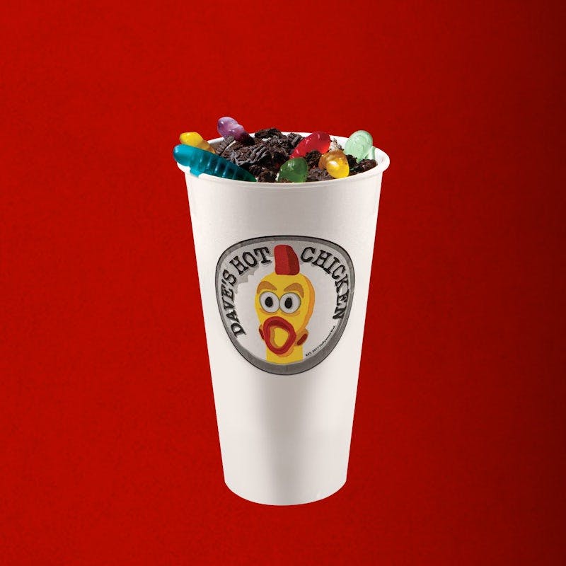 Dirt and Worms Top-Loaded Shake from Dave's Hot Chicken - Falls Pkwy in Menomonee Falls, WI