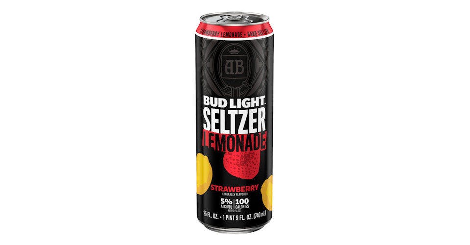 Bud Light Seltzer: Strawberry Lemonade, 25 oz. from Five Corners Liquor & Wine in Cedar Falls, IA