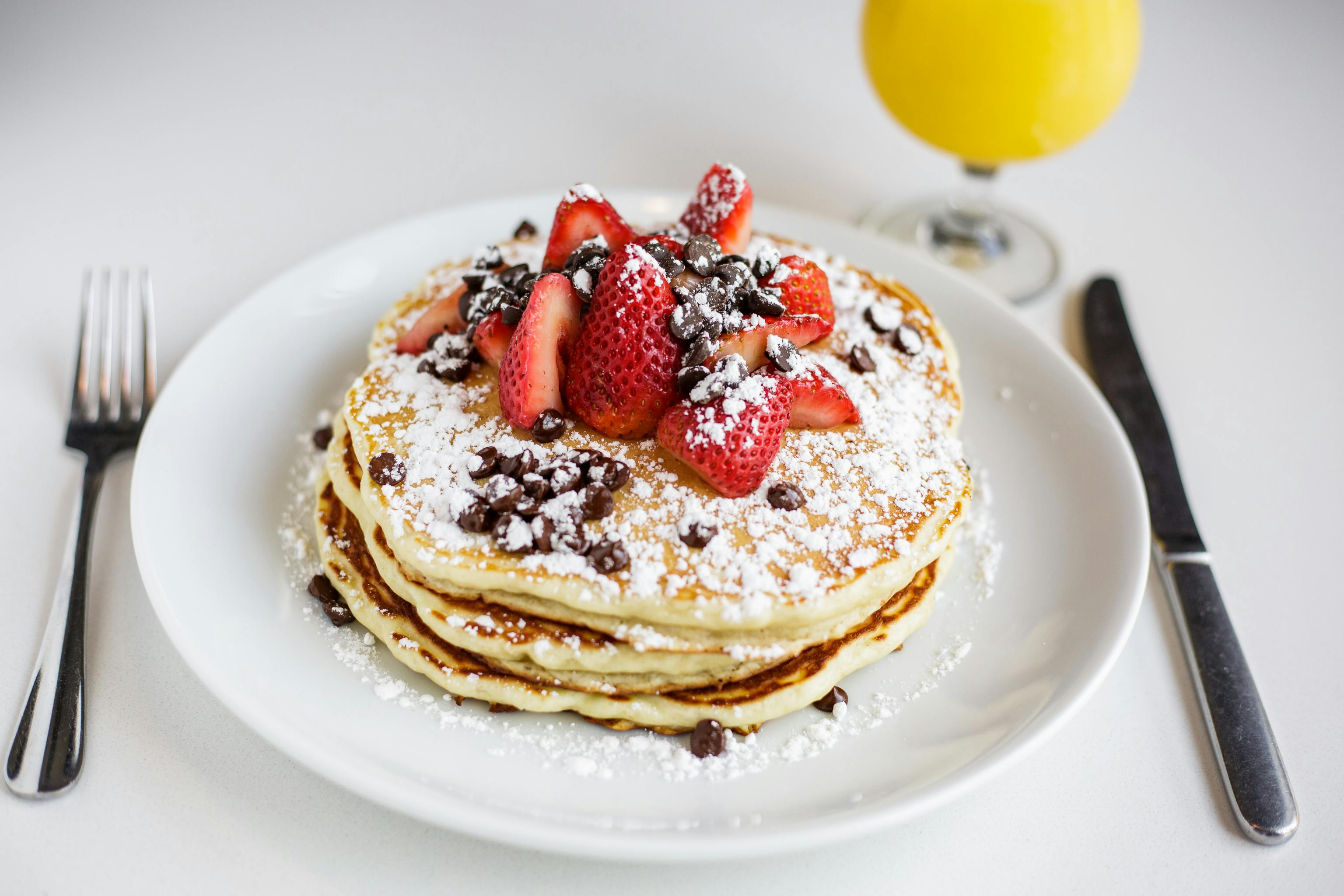 Buttermilk Pancakes (V) from Bassett Street Brunch Club in Madison, WI