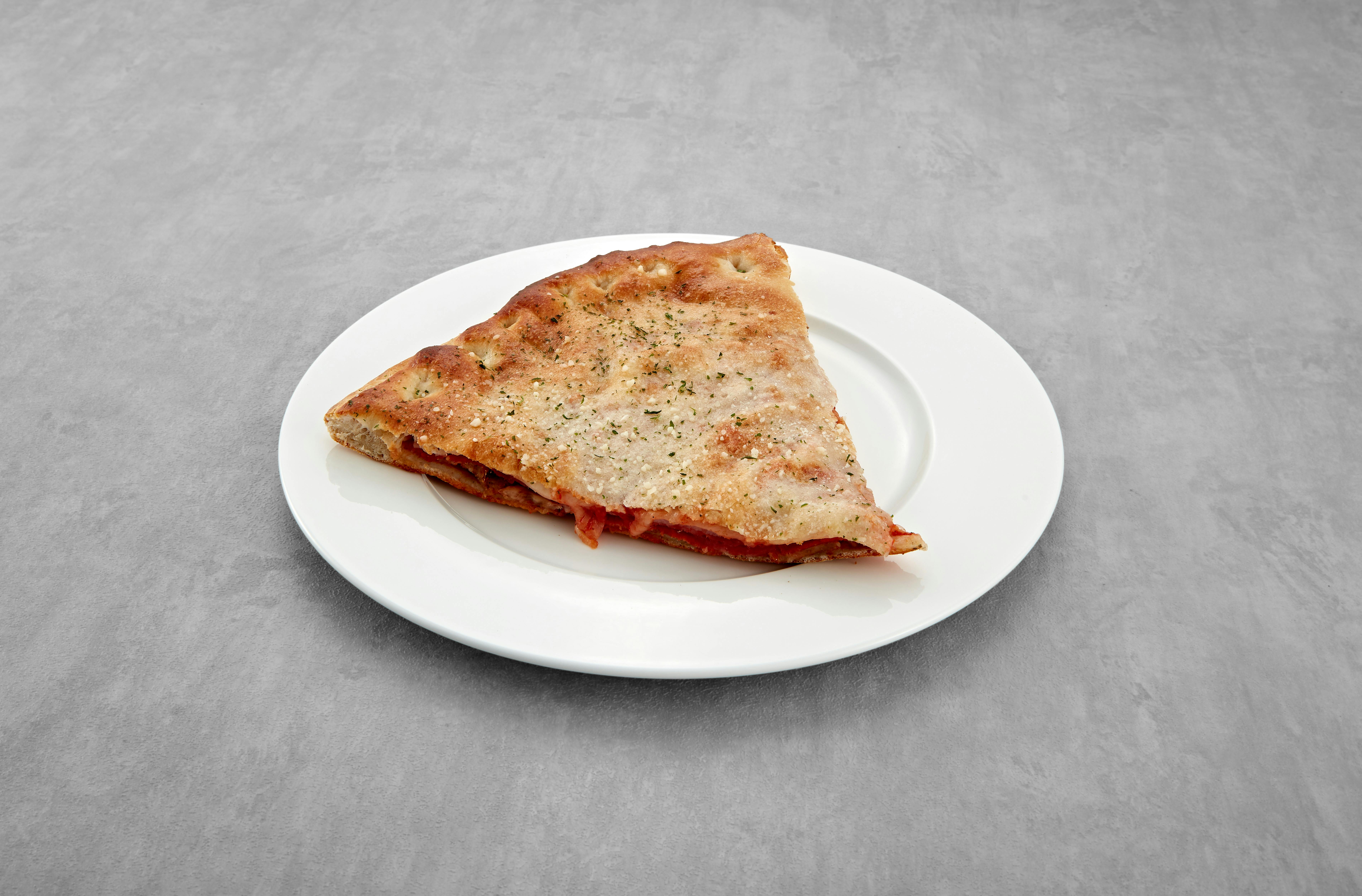 Stuffed Meat Pizza Slice from Mario's Pizzeria in Seaford, NY