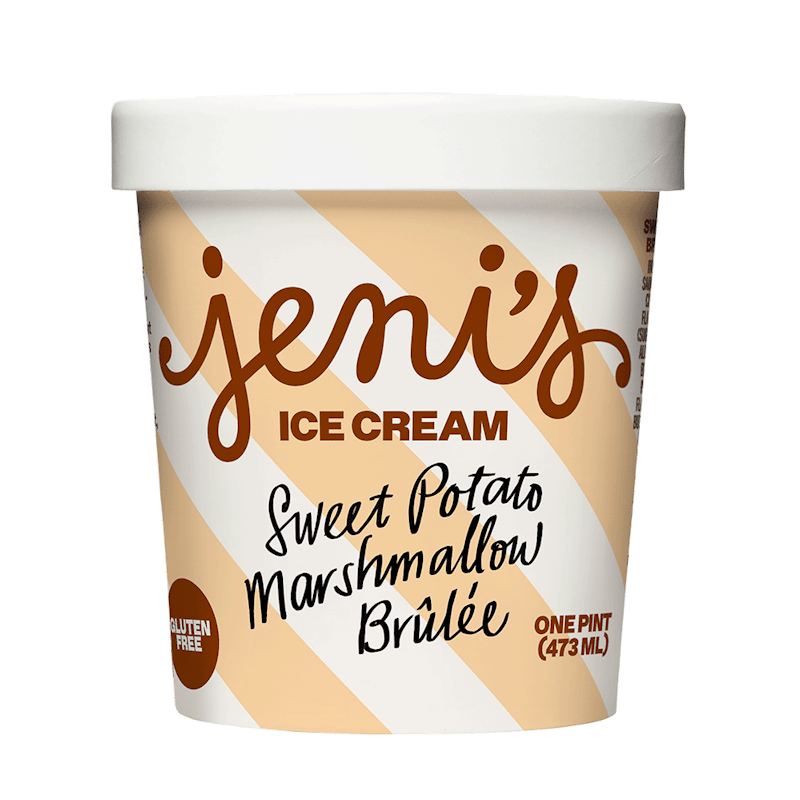 Sweet Potato Marshmallow Br?l?e Ice Cream Pint from Jeni's Splendid Ice Creams - N Southport Ave in Chicago, IL