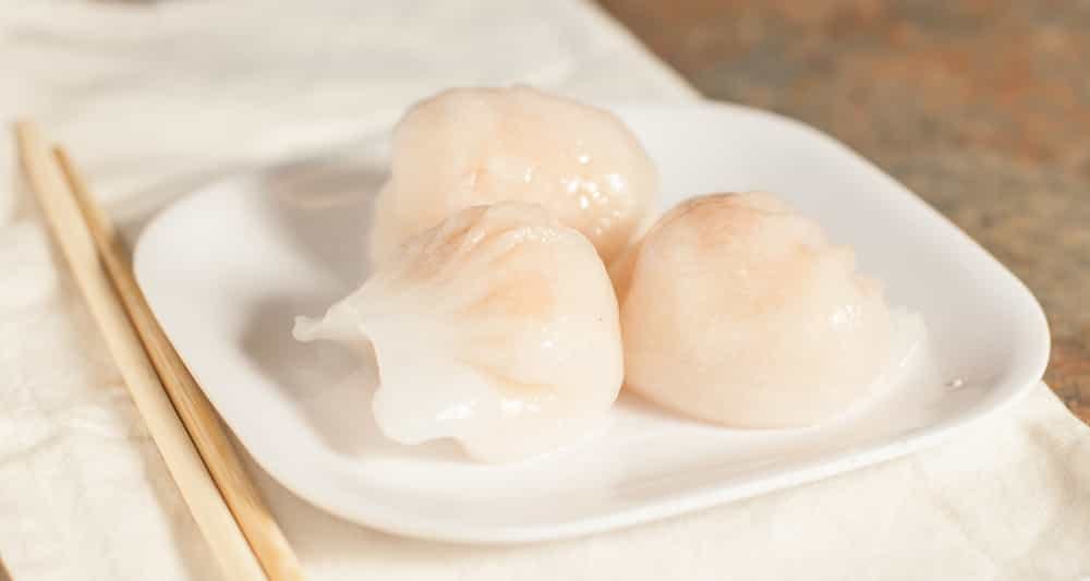 3 Pieces Shrimp Dumpling (Har Gow) from Dim Sum King in Sunnyvale, CA