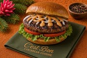 Hamburger from C'est Bon Caribbean Creole Cuisine in Baytown, TX