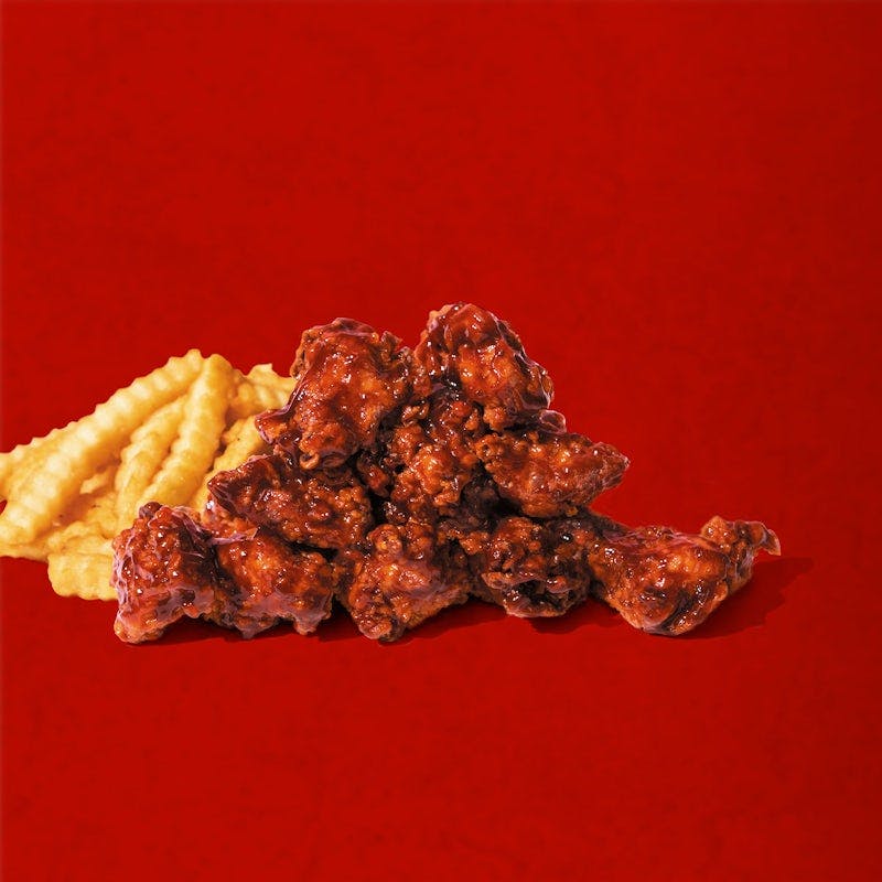 Saucy Bites w/Fries from Dave's Hot Chicken - E Pike St in Seattle, WA