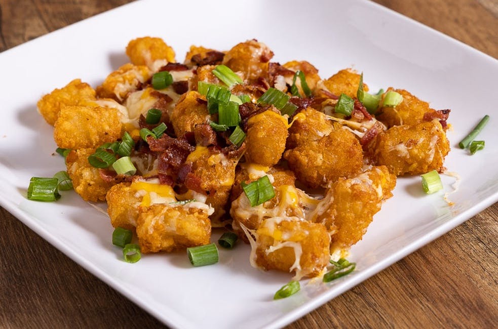 Loaded Tater Tots from Cattleman's Burger and Brew in Algonquin, IL