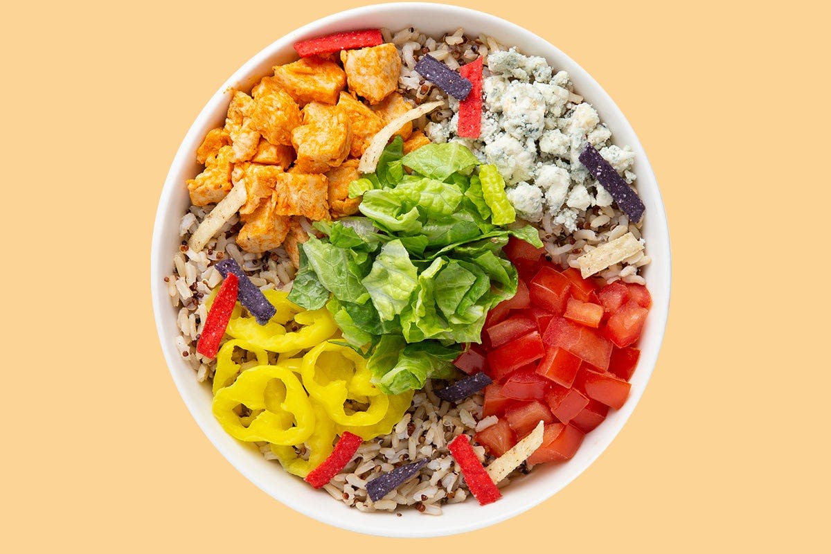 Buffalo Bleu Warm Grain Bowl - Choose Your Dressings from Saladworks - Sproul Rd in Broomall, PA