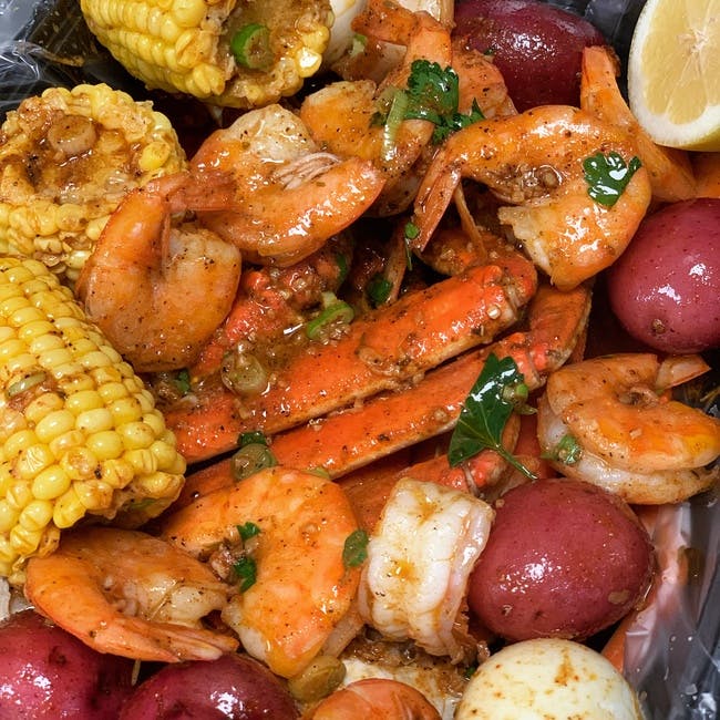 Shrimp Love Boil from Bailey Seafood in Buffalo, NY