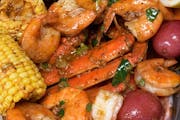 Shrimp Love Boil from Bailey Seafood in Buffalo, NY