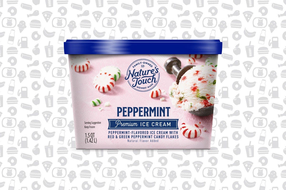 Nature's Touch Ice Cream Peppermint, 48OZ from Kwik Star - Fletcher Ave in Waterloo, IA