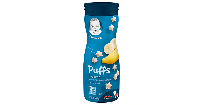 Gerber Puffs Cereal Snack Banana (1.48 oz) from EatStreet Convenience - Milton Ave in Janesville, WI