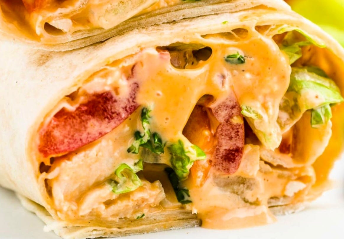 Chipotle Chicken Wrap from Justveggiez in Madison, WI
