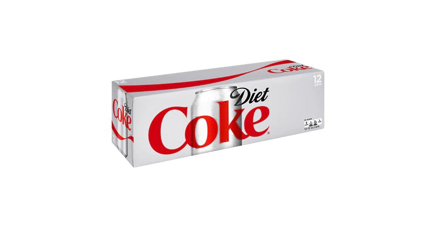 Diet Coke Soda 12 oz (12 pack) from EatStreet Convenience - Central Bridge St in Wausau, WI
