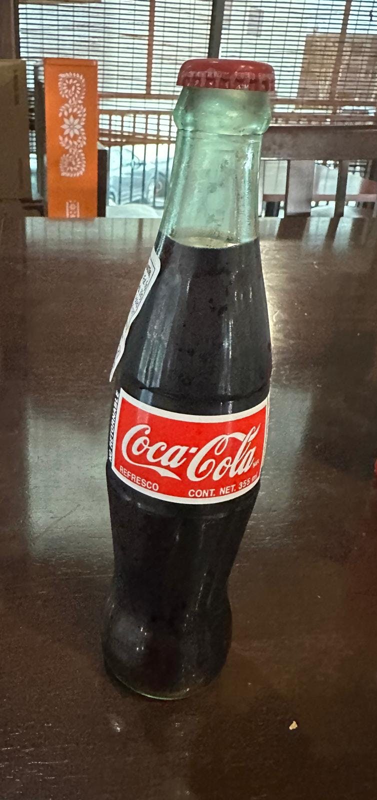 Coca cola Mexican bottle soda from Punjabi Tandoor - San Diego (Morehouse Dr) in San Diego, CA