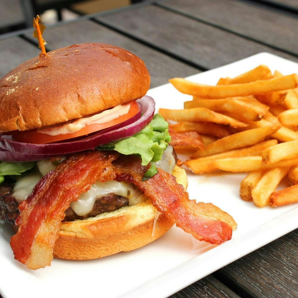 Pepper Jack Burger from Holidays Pub & Grill in Appleton, WI