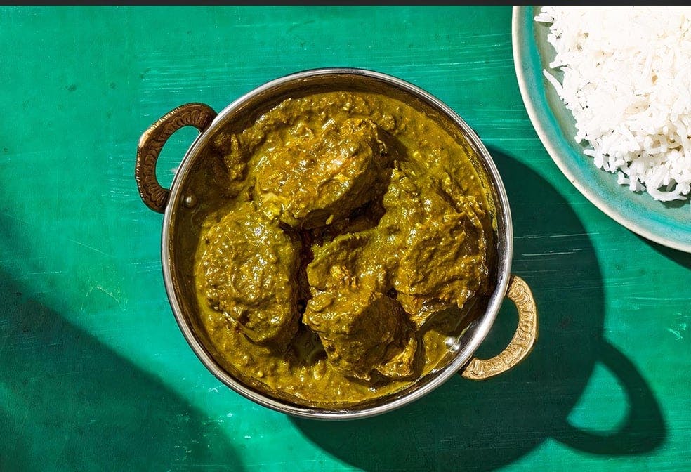 Lamb Palak from Punjabi Tandoor - San Diego (Morehouse Dr) in San Diego, CA